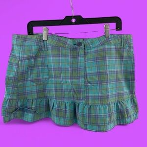 Plaid Mini Skirt